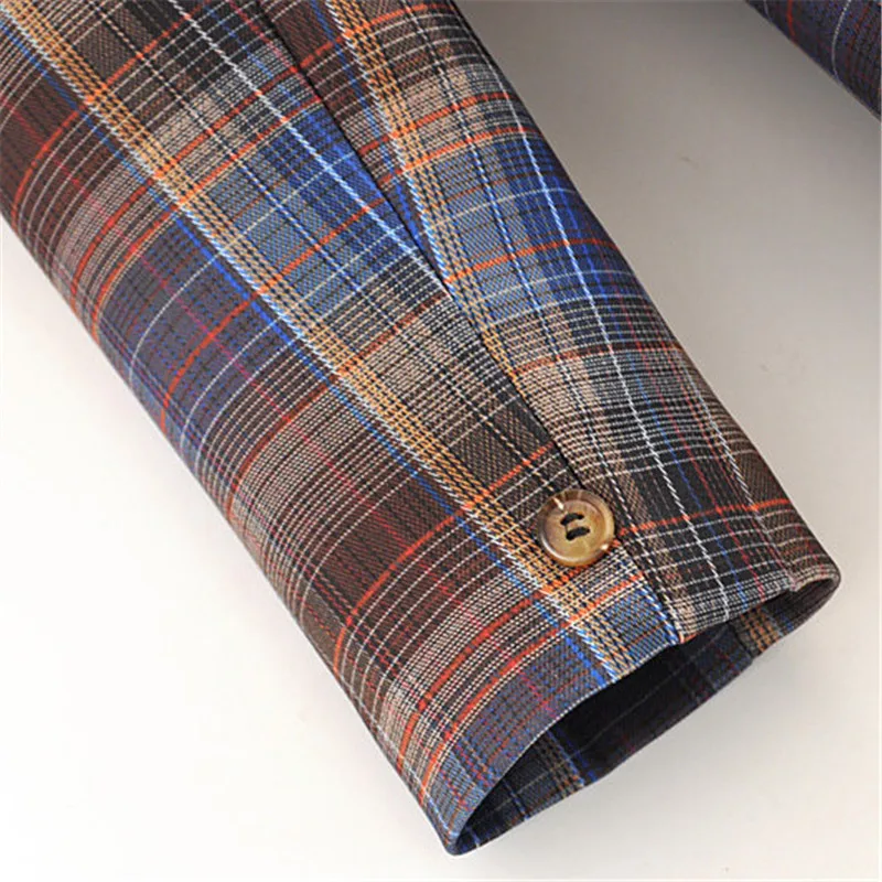 

2020 Stylish Casual Plaid Suit Blazer Women Double Breasted Long Sleeve Pockets Blazers Tops Female Outerwear Chic Streetwear