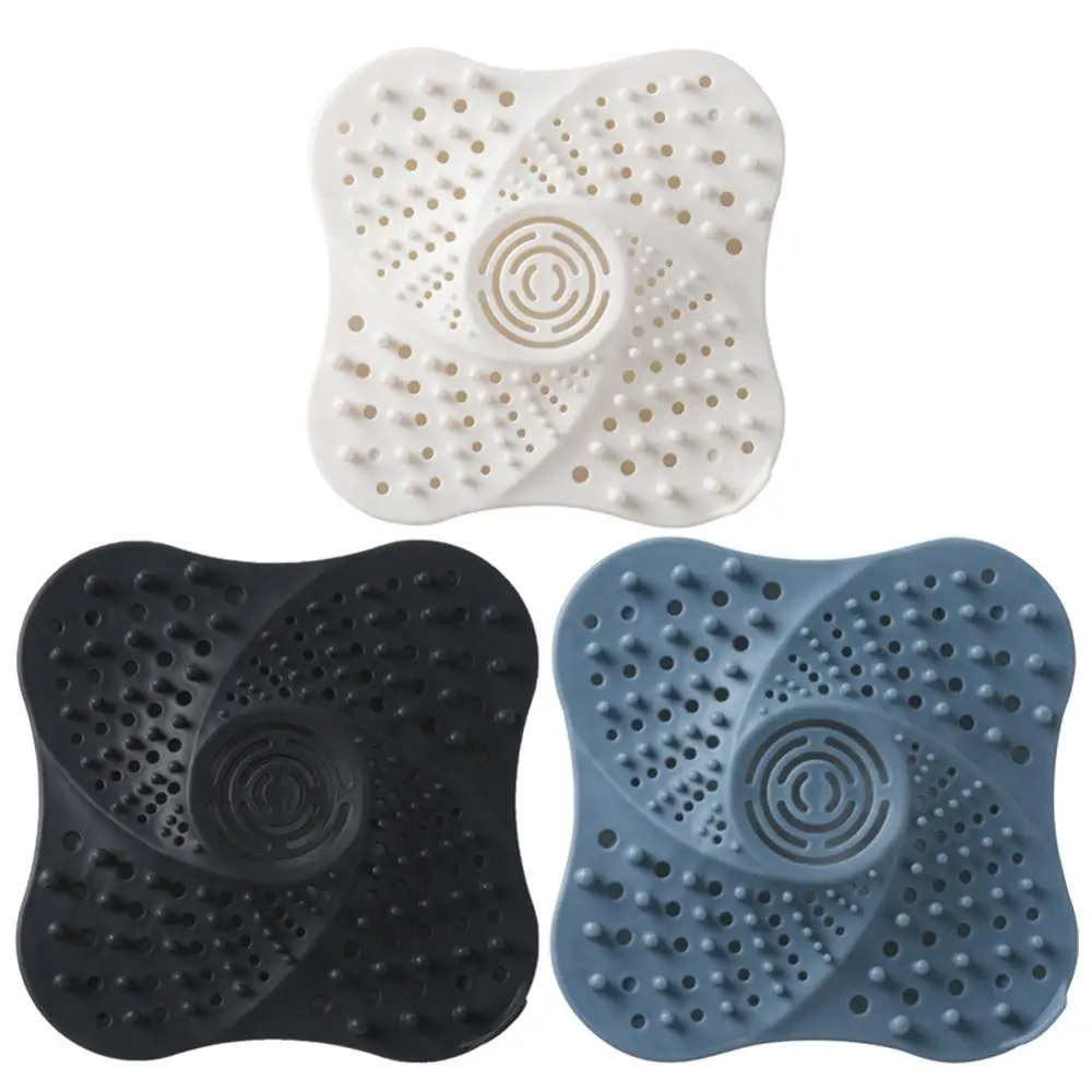 Силиконовый дренажный фильтр для волос ванной и кухни может захватывать волосы