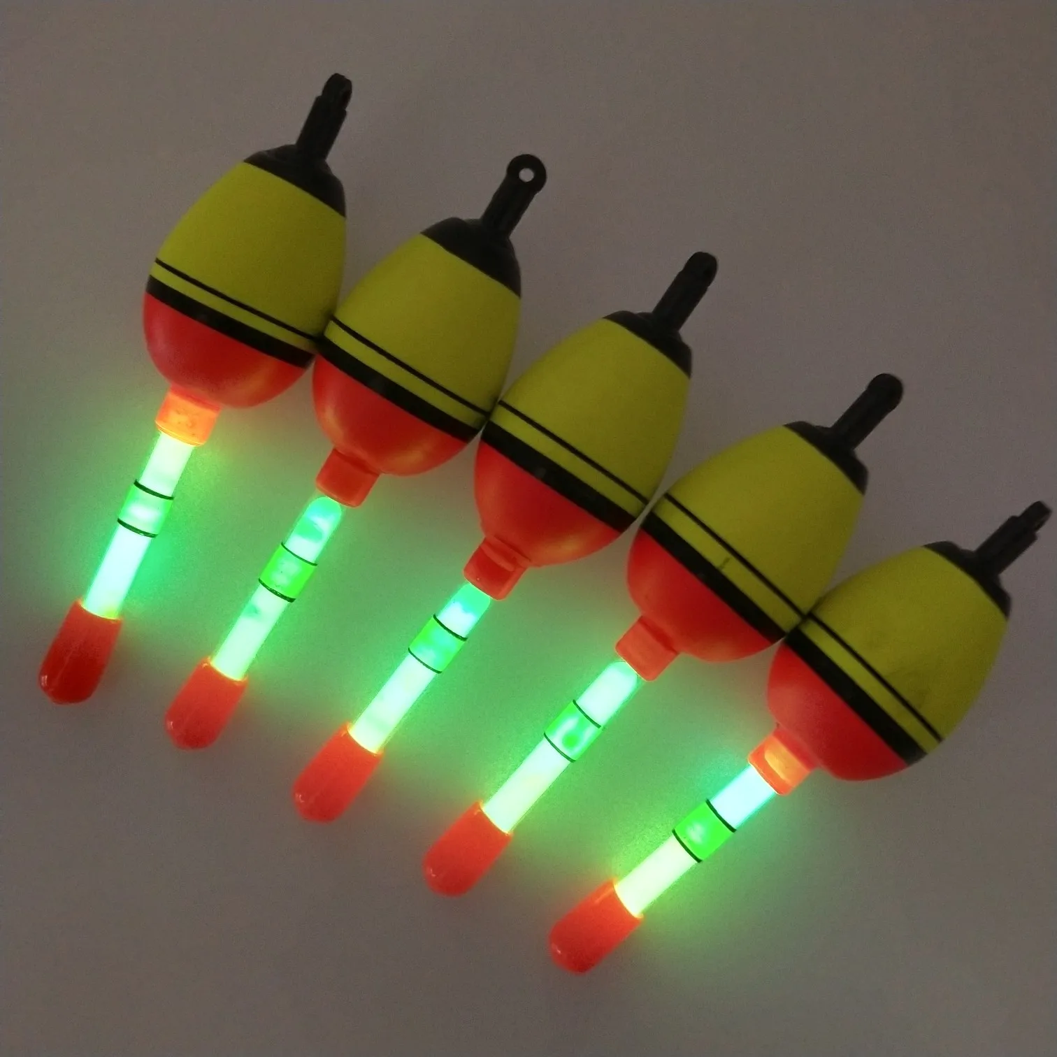 Hot Selling Night Glowing Fishing Floats Work With Lightstick 2pcs 5g EVA float Bobber B364 | Спорт и развлечения