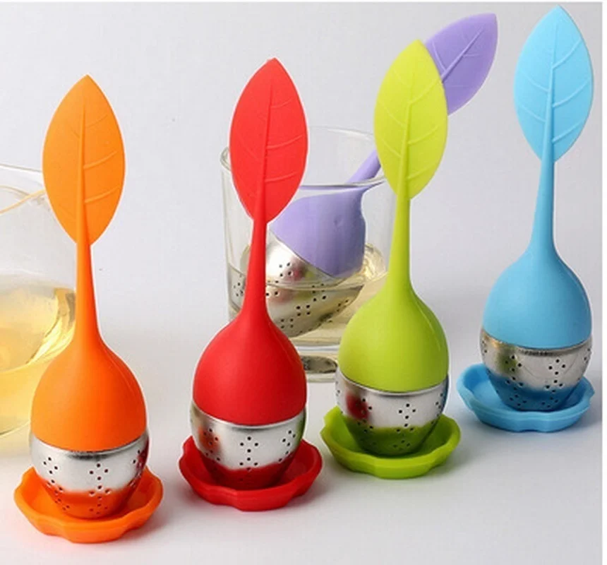 

Ситечко для чая из нержавеющей стали, силиконовый чайный пакетик