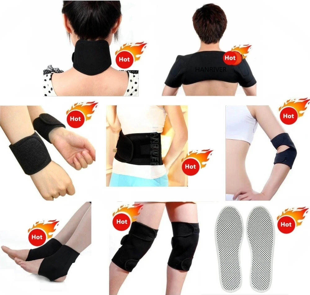 11 pcs/set Tourmaline Magnetic Therapy Self Heating Massage Belt Tormaline Belt For Keeping Warm & Relieve Pain