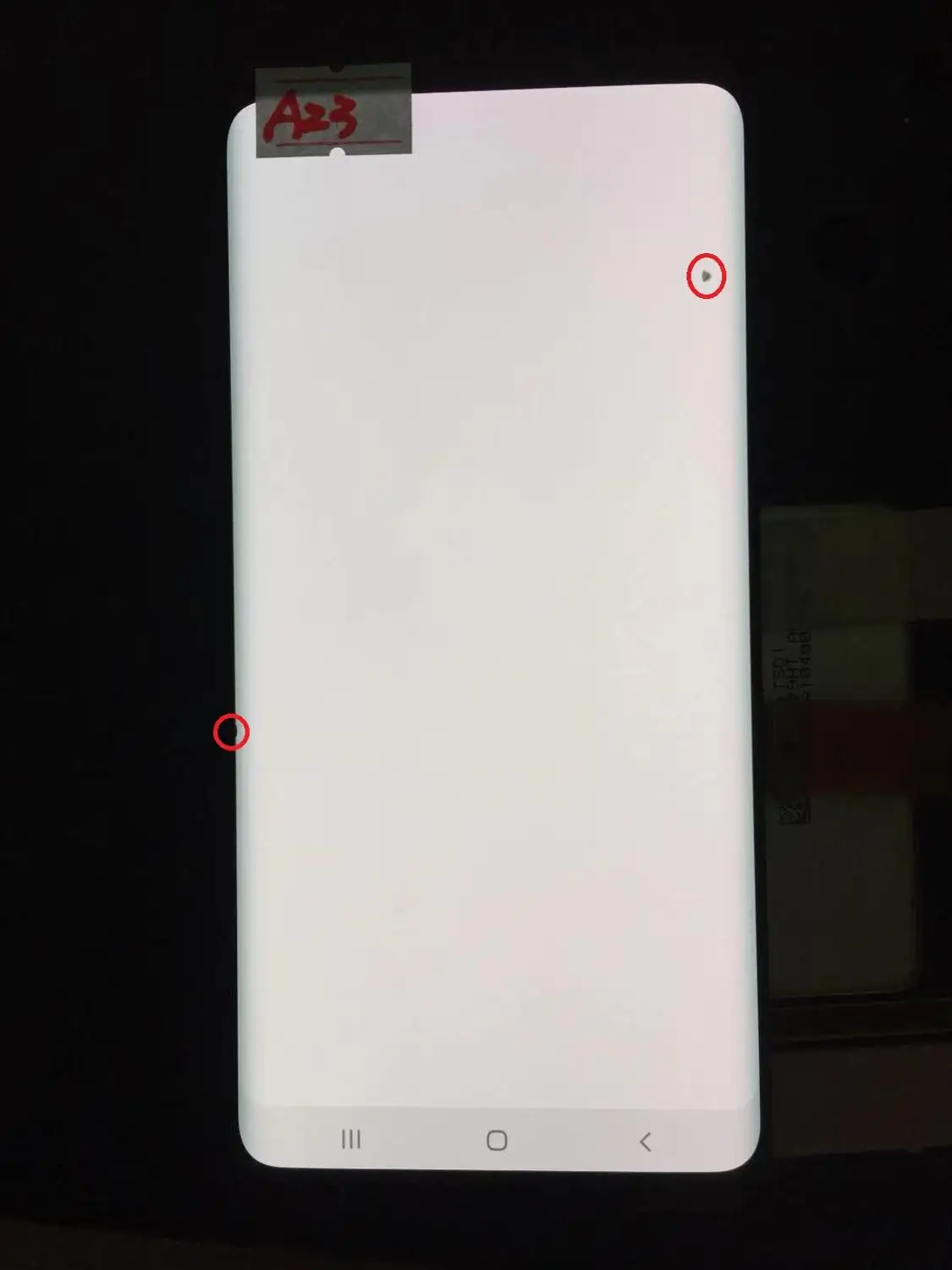 NO.A23 AMOLED Замена для SAMSUNG Galaxy S9 PLUS ЖК сенсорный экран дигитайзер без рамки G965 дисплей - Цвет: NO.A23