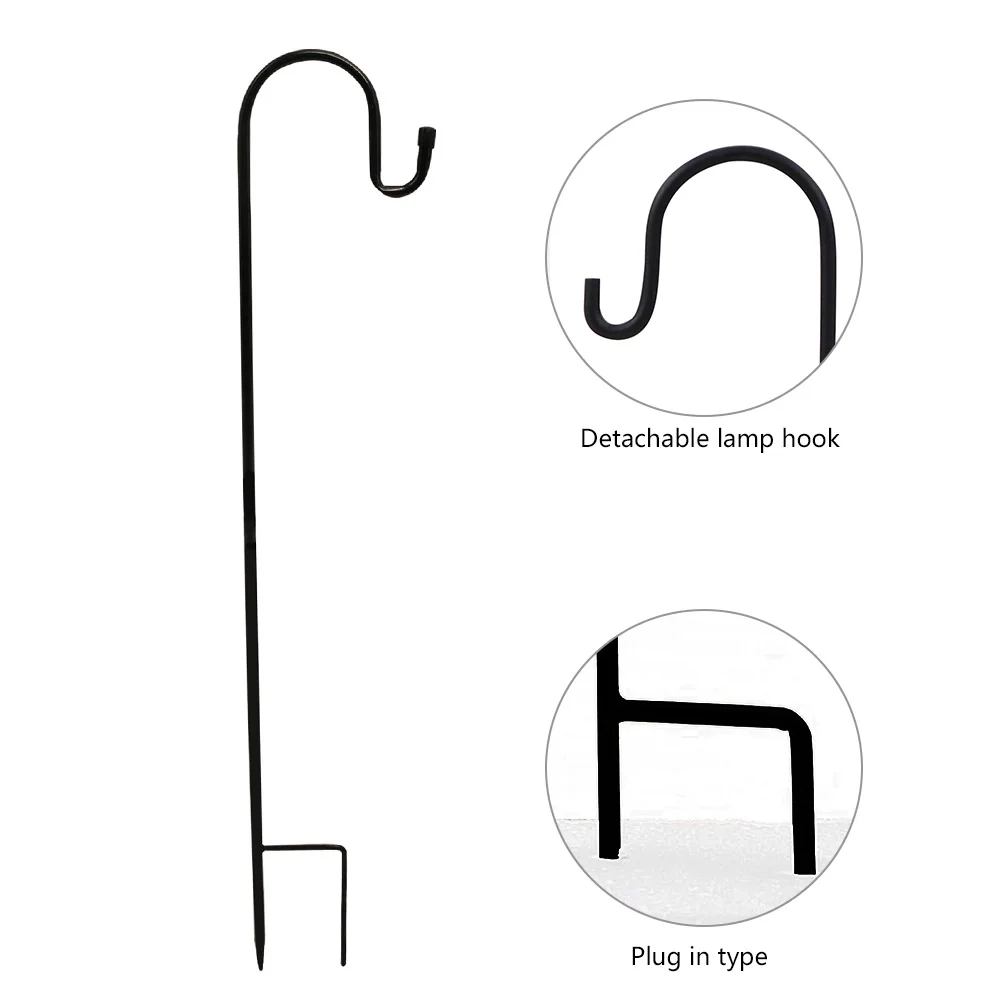 

Outdoor Light Pole Ground Holder 120cm Lamp Pole Hanger Fixing Holder Detachable Camping Lantern Stand Portable Light Bracket