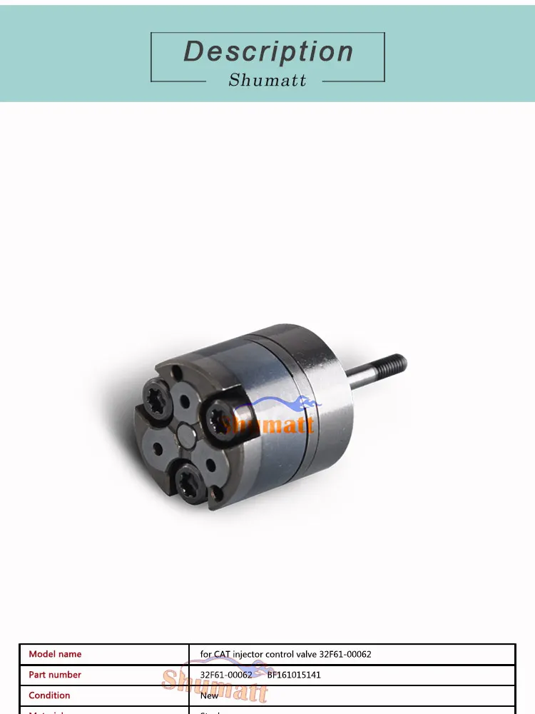 SHUMAT 32F61-00062 Управление клапан 62F6100062 BF161015141 320D 323D C6.4 C6 двигателя экскаватора CAT инжектор 317-2300 326-4700