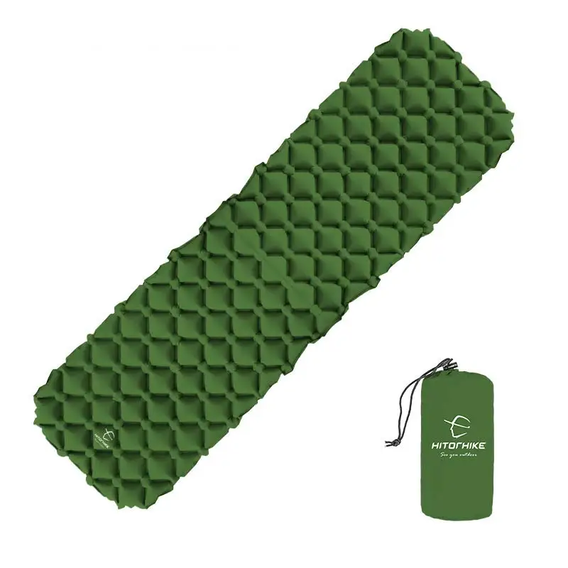 Zerbino Gonfiabile di Campeggio Esterna treccia Ultralight Letto Aria Portatile Sacco A Pelo Tenda Pad |