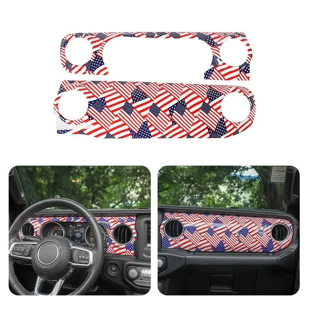 Накладка на центральную консоль декоративная панель для Jeep Wrangler JL 2018 + |