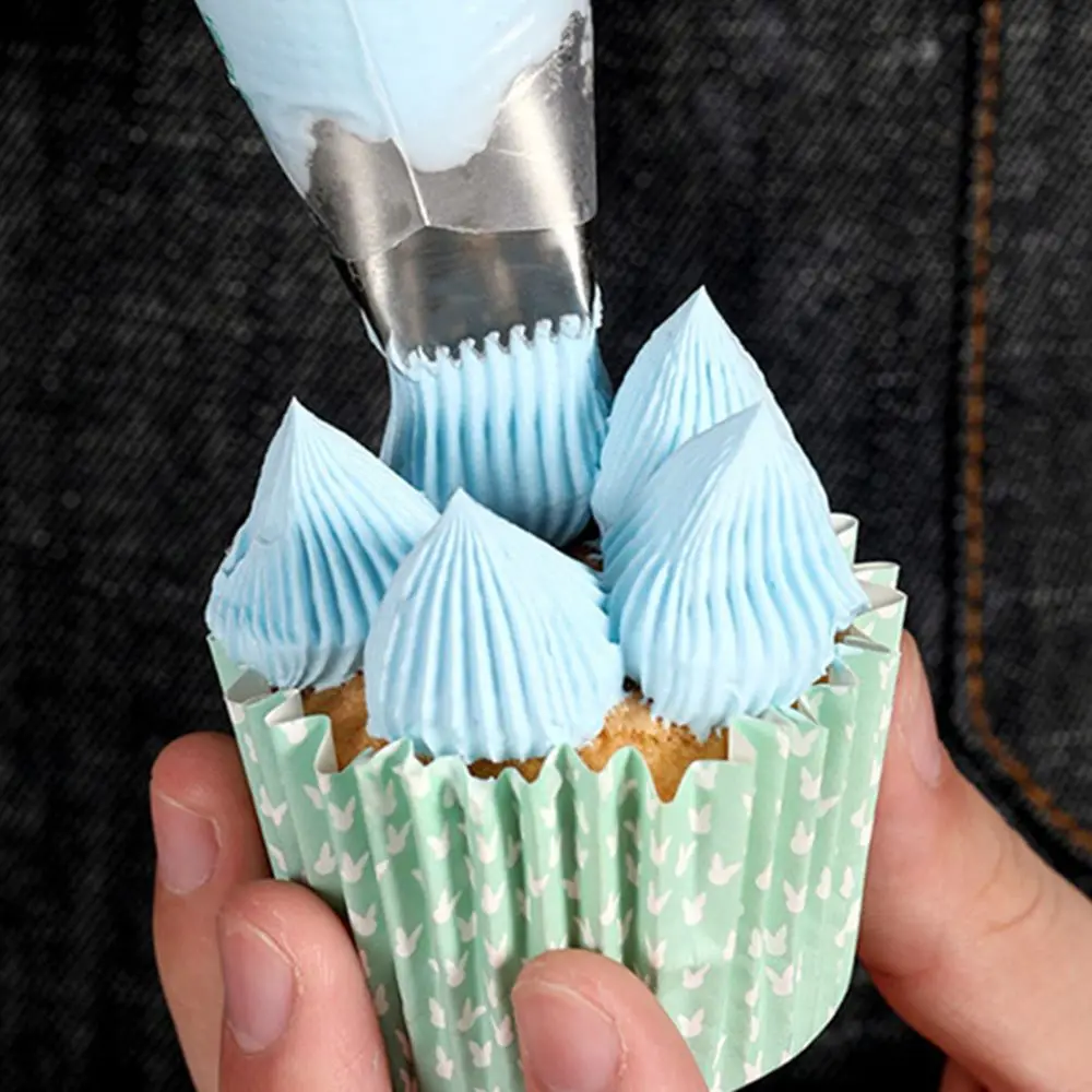 

New 2 style Stainless Steel Square Pastry Large Size Icing Piping Nozzle Chocolate Ice Cream Fondant Cake Cream DIY Baking Tool