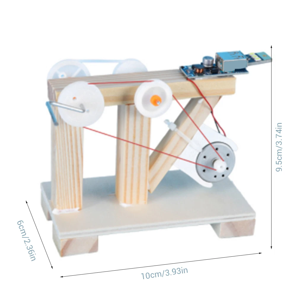 Сделай Сам научная игрушка генератор Динамо модель дерево изобретение научное