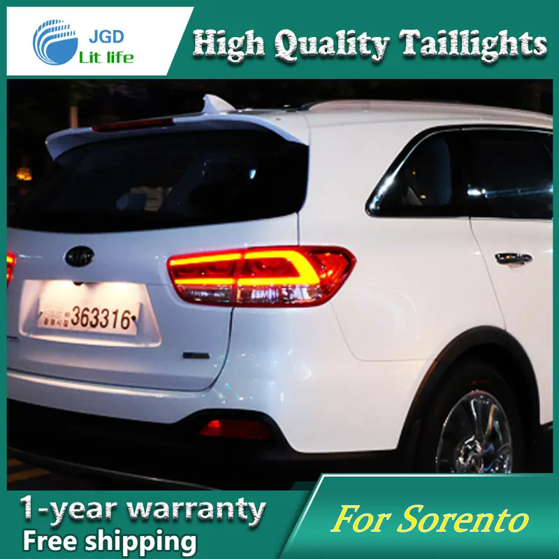 Автомобильный Стайлинг чехол для задней лампы KIA Sorento RIO 2015 2016 задний светильник s