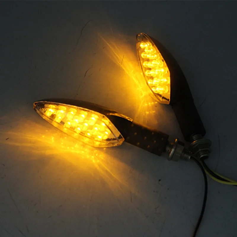 Мотоцикл велосипед 8 мм 12v светодиодные фонари указателя поворота сшитый на заказ