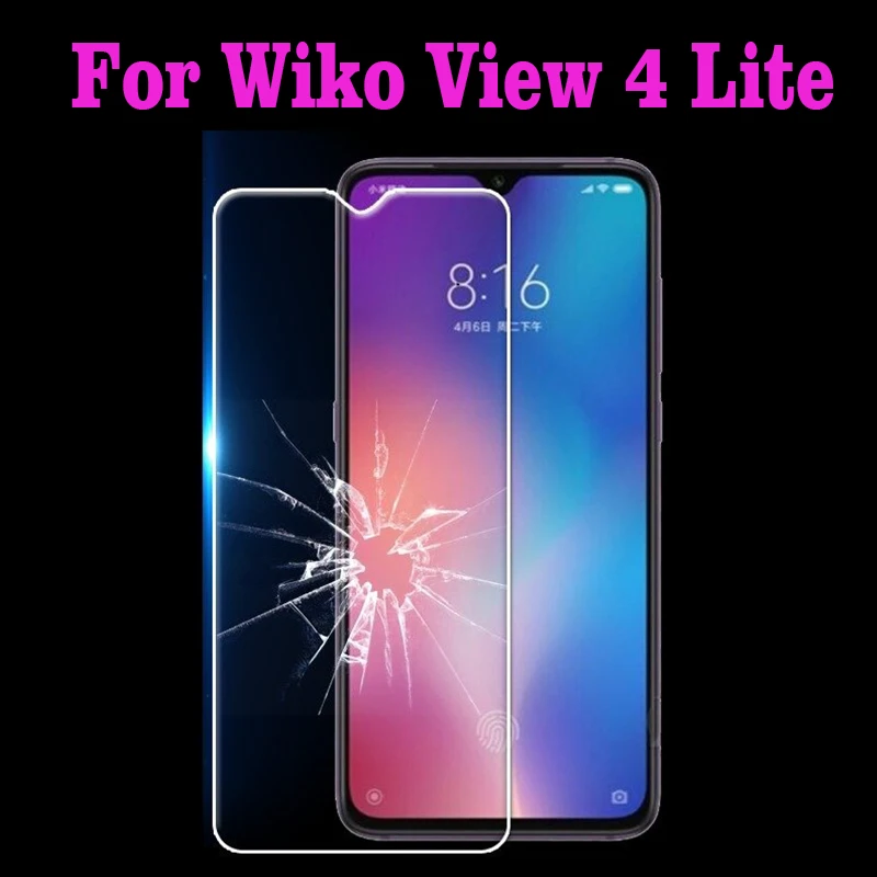 2.5D Закаленное стекло для Wiko View 4 Lite защитная пленка Взрывозащищенная | Мобильные