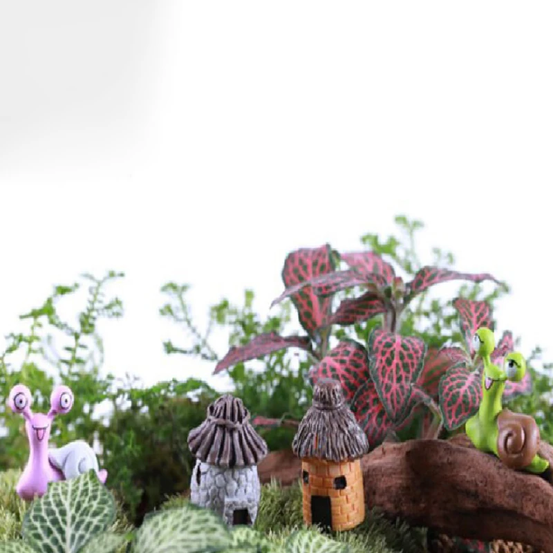 Смолы украшение для дома сада и DIY Мини Ремесло пейзаж с коттеджем картина