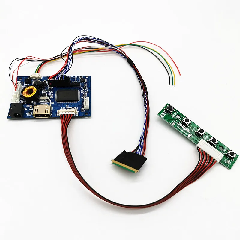 HDMI к LVDS 40pin(1ch.6bit) Разрешение 1366x768 иглы ноутбук ЖК дисплей плата контроллера