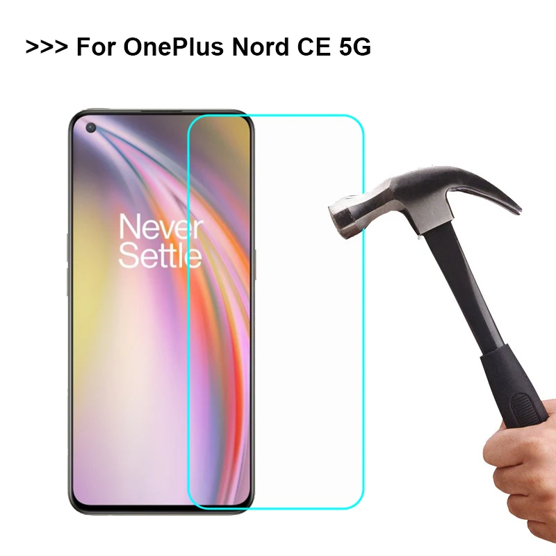 2PCS 9H tempered glass For OnePlus Nord CE 5G screen protector protective guard film front on pelicula | Мобильные телефоны и