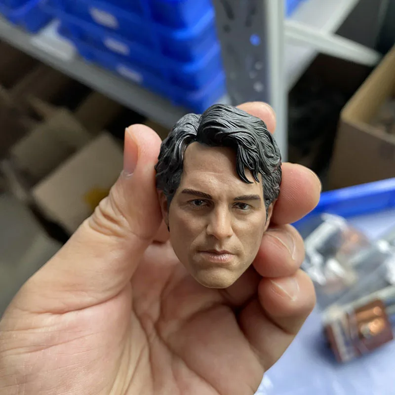 1/6 Марк Алан гофрированная голова из ПВХ Мужская резьба подходит для 12 дюймов