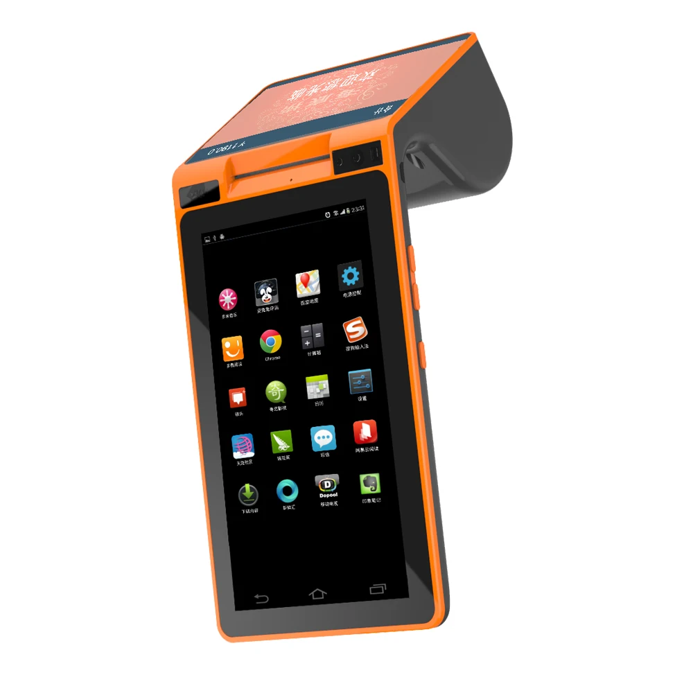 3g двойной экран все в одном оплата Android POS терминал с