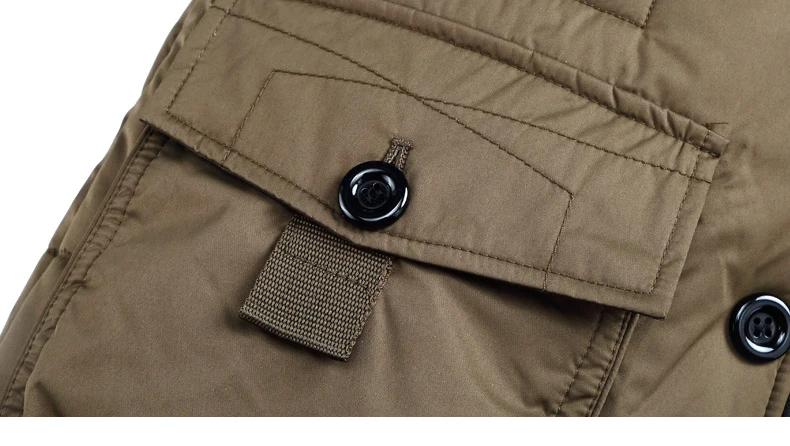 MANTLCONX Men Winter Wool Jackets Coats Thick Cotton Casual Fashion Man Parkas Large Size Jackets Jaqueta Outwear Coat Men