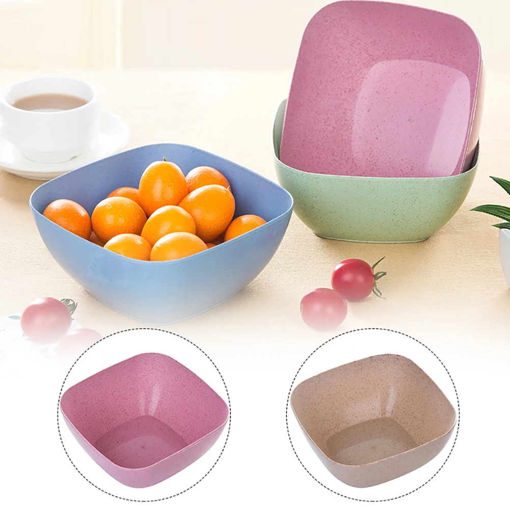 Миска из пшеничной соломы 1 шт. миска для смешивания салата тарелка фруктов блюдо