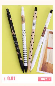 4 шт. Прекрасный 0,5 мм креативный милый пластиковый механический карандаш башня точки автоматическая ручка для детей школьные принадлежности