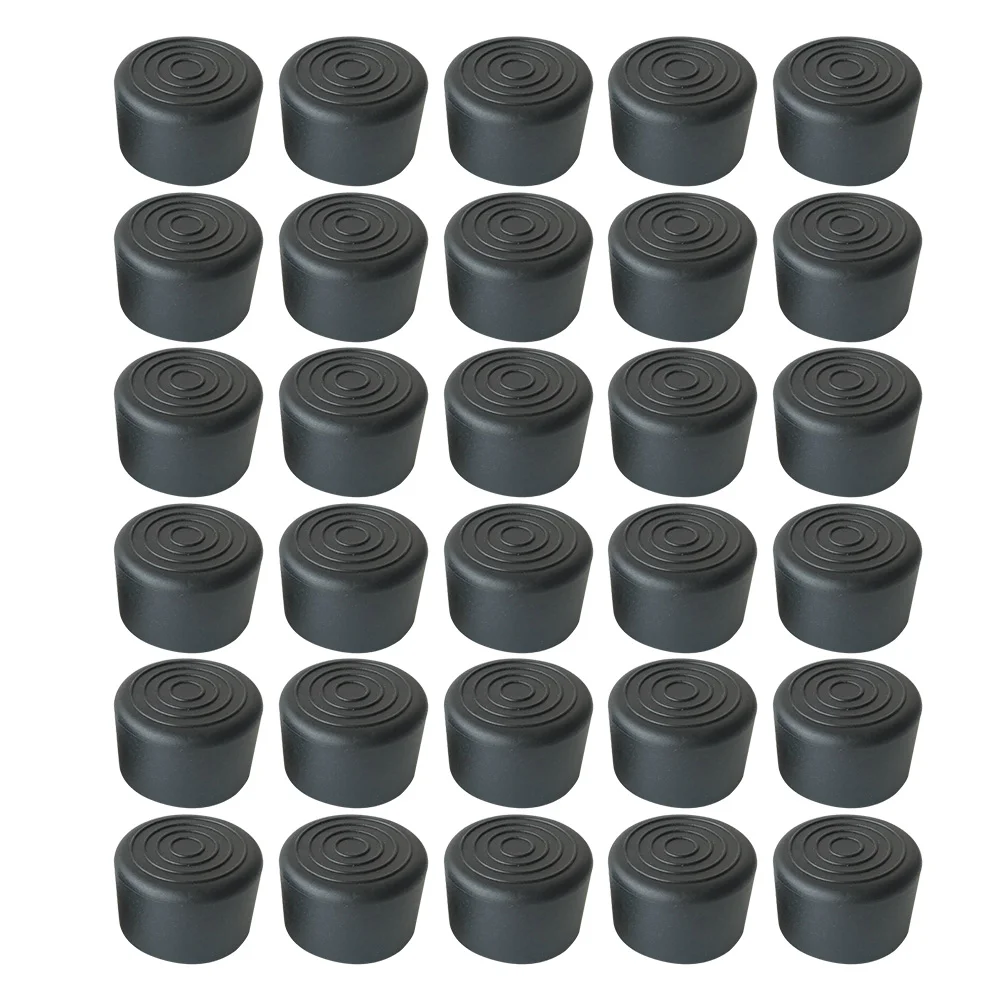 

100pcs Chair Leg Tips Caps 25mm Rubber Table Furniture Chair Leg Round Caps