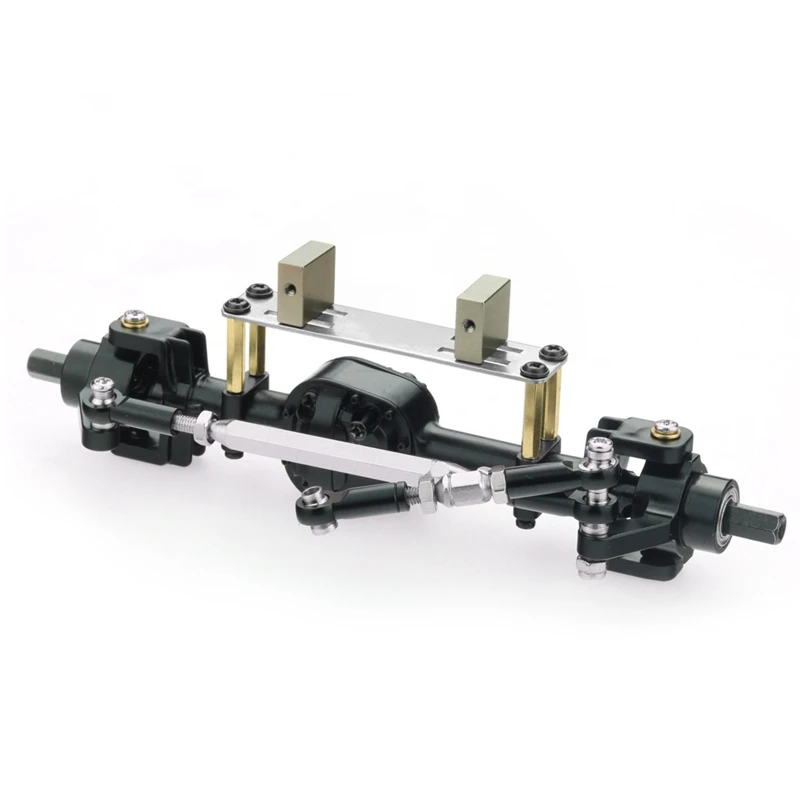 

2 Set RC Car Part: 1 Set Metal Servo Fixed Mount Bracket Kit & 1 Set 5mm to 12mm Brass Combiner Wheel Hub Hex Adapter