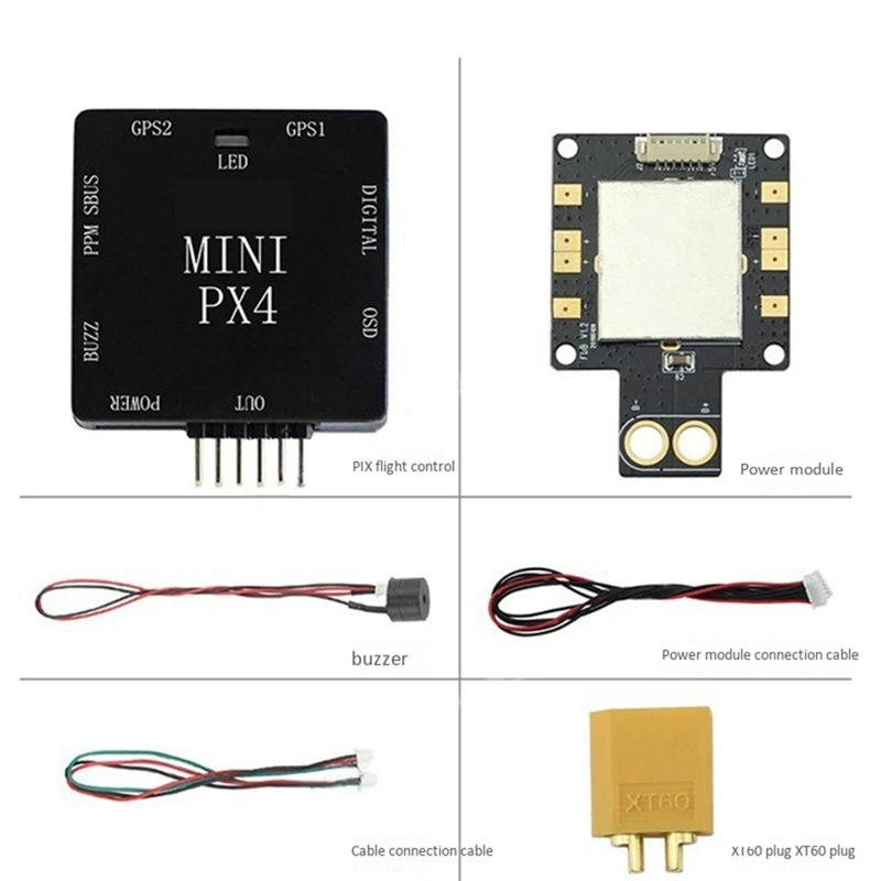

Mini PIX Flight Control Aircraft Model Four-Axis Multi-Axis Drone FPV Open Source Flight Control Through Aircraft Mini PX4