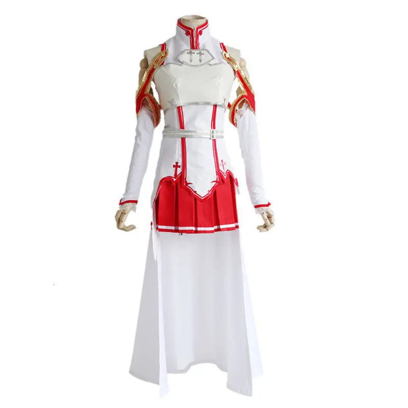 Аниме Меч Искусство on-line asuna yuuki Одежда Косплей Костюм для Хэллоуина ваши боевые