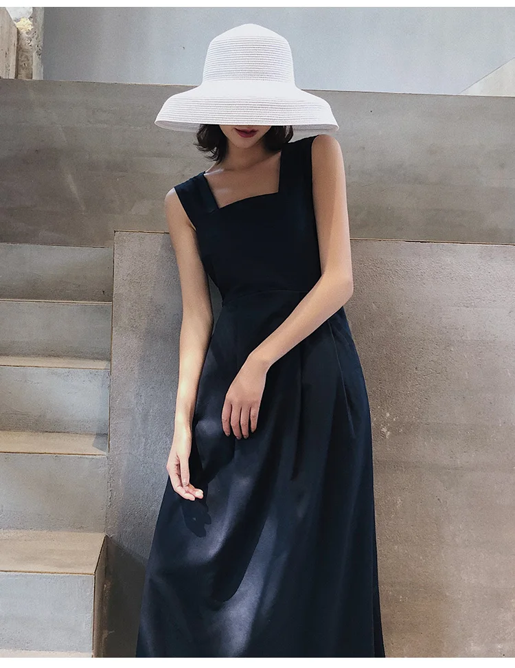 Женское винтажное платье в полоску Вечерние Повседневные платья из хлопка и льна