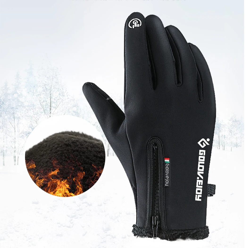 Открытый Велоспорт Лыжный спорт перчатки для унисекс Нескользящие полный пальцы