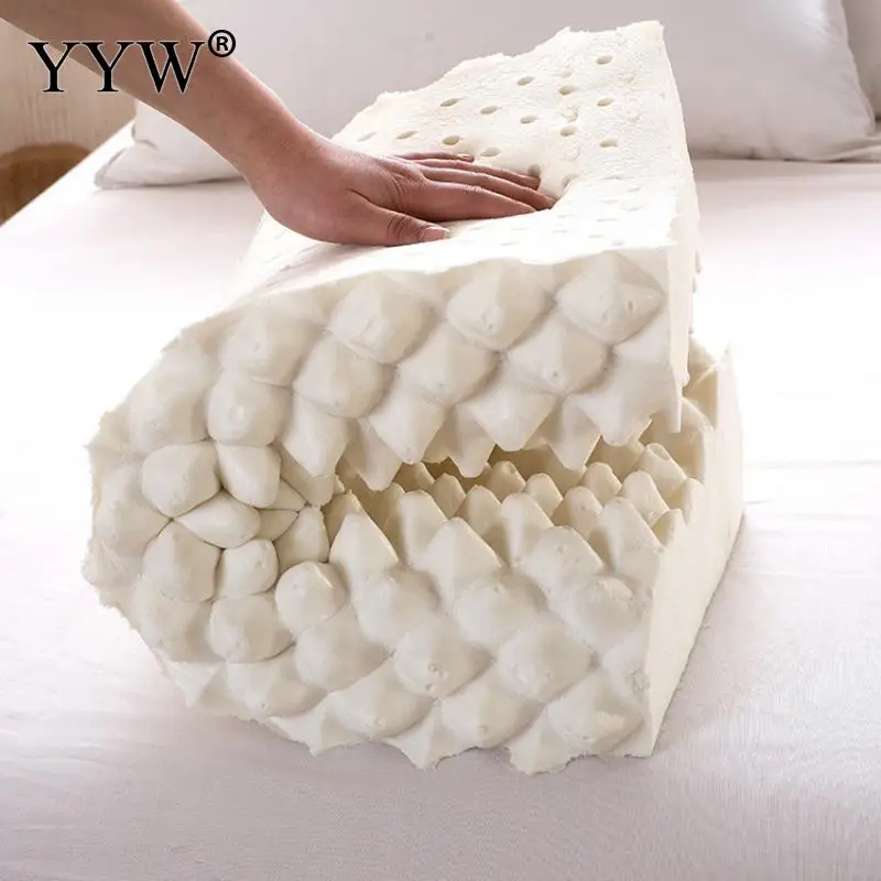 

Thailand Latex Pillow Bedding Pillow Remedial Neck Protect Vertebrae Health Care Orthopedic Pillow Slow Rebound 60x40cm 1pcs