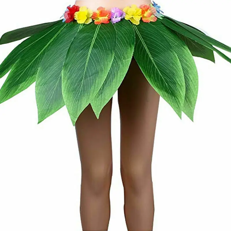 Женский Гавайский костюм из пластика юбка гирлянда с поясом для вечерние