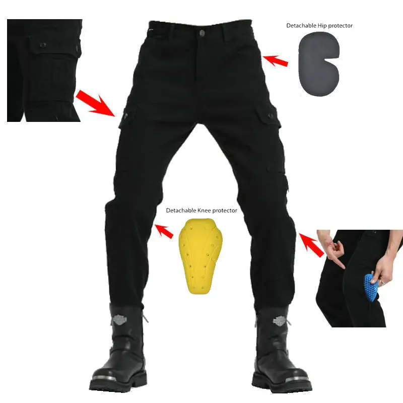Новинка 2020 мотоциклетные брюки мужские джинсы защитное снаряжение