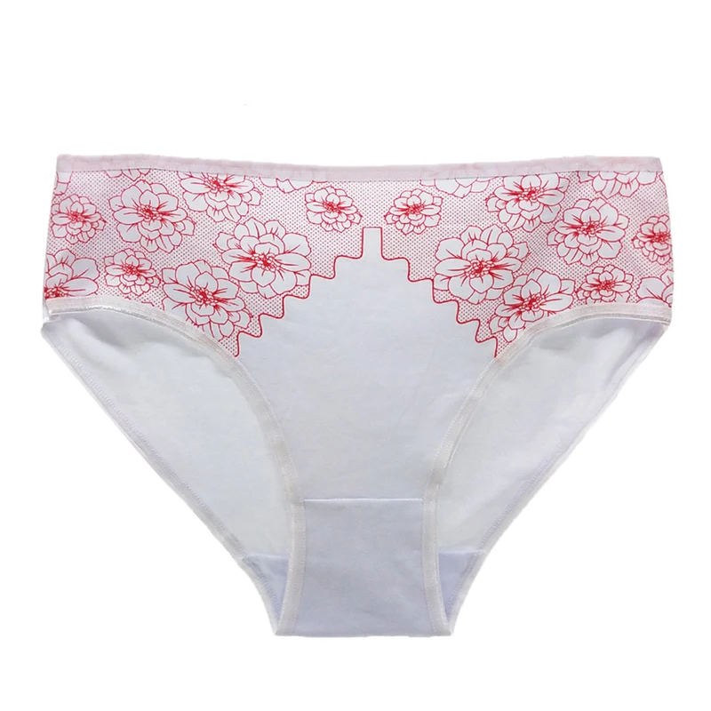 Трусики женские хлопковые дышащие со средней посадкой 6 шт. | Женская одежда