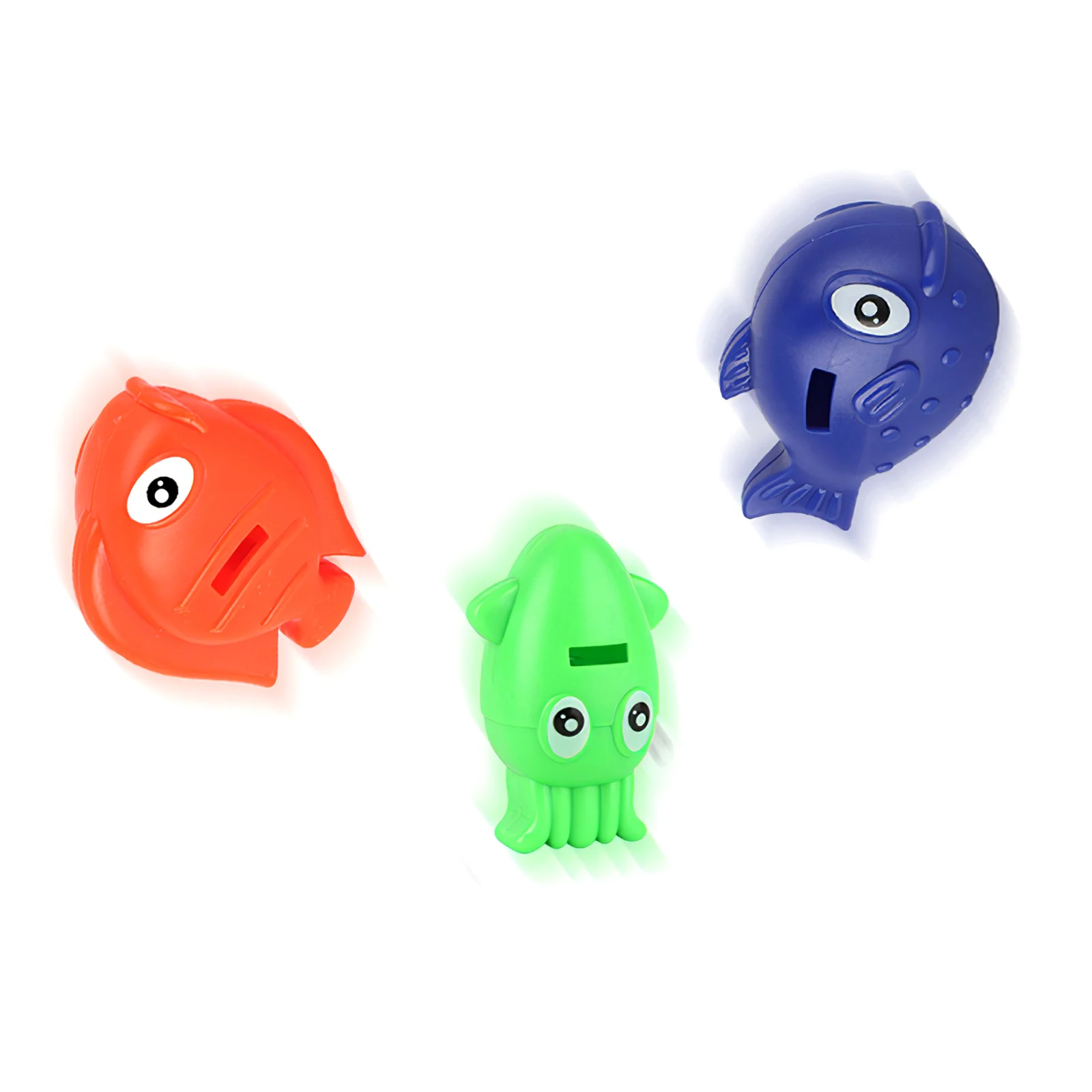 

4pcs Animals Swimming Water Toys Dolphin Fish Bath Toys Cute Cartoon Ocean Animal Bath Toy Parent-Child Interaction Bathing Toys