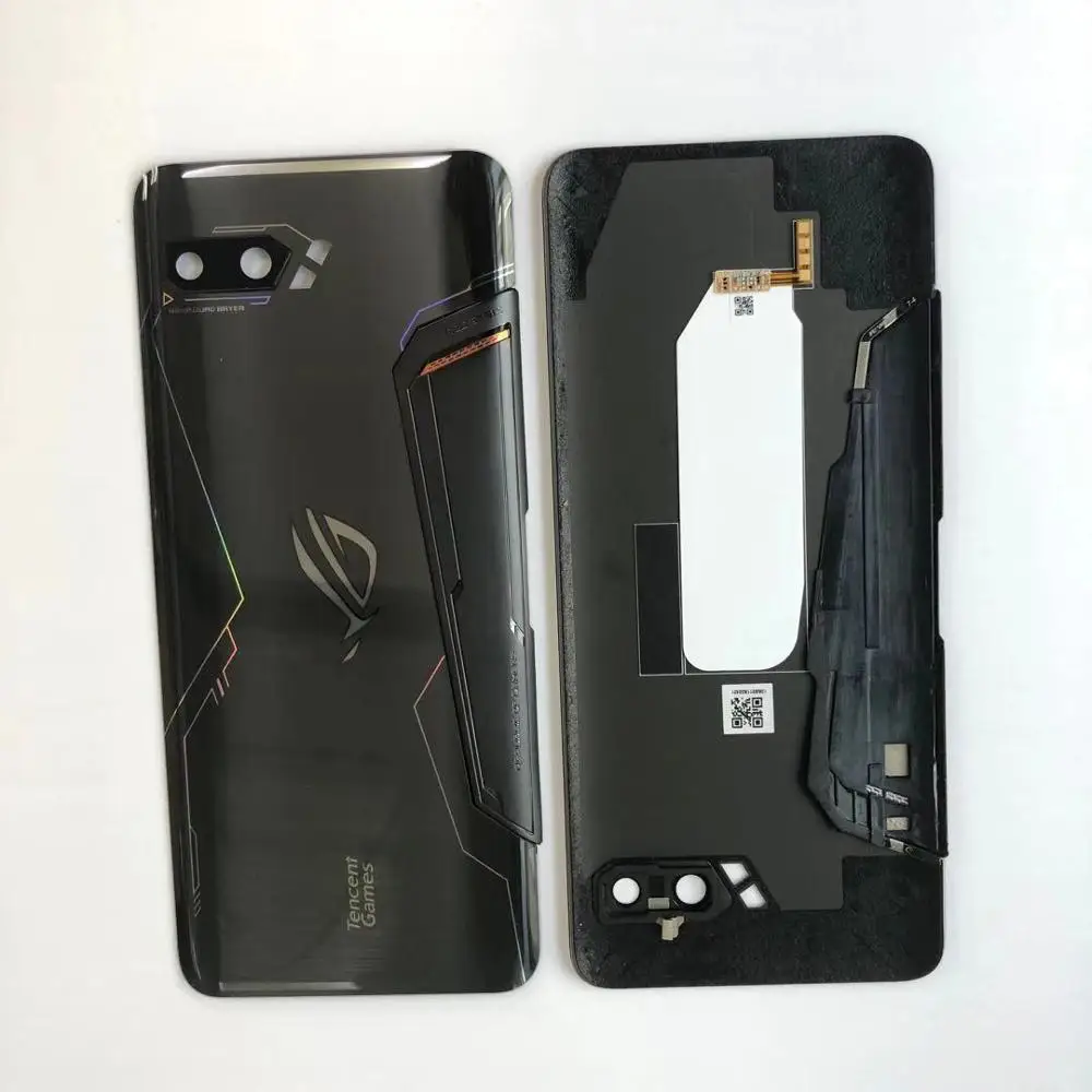 Для 6,5" Asus ROG Phone II ZS660KL 3D стеклянная задняя крышка батарейного отсека+ стеклянная линза для ASUS_I001D I001DA I001DE