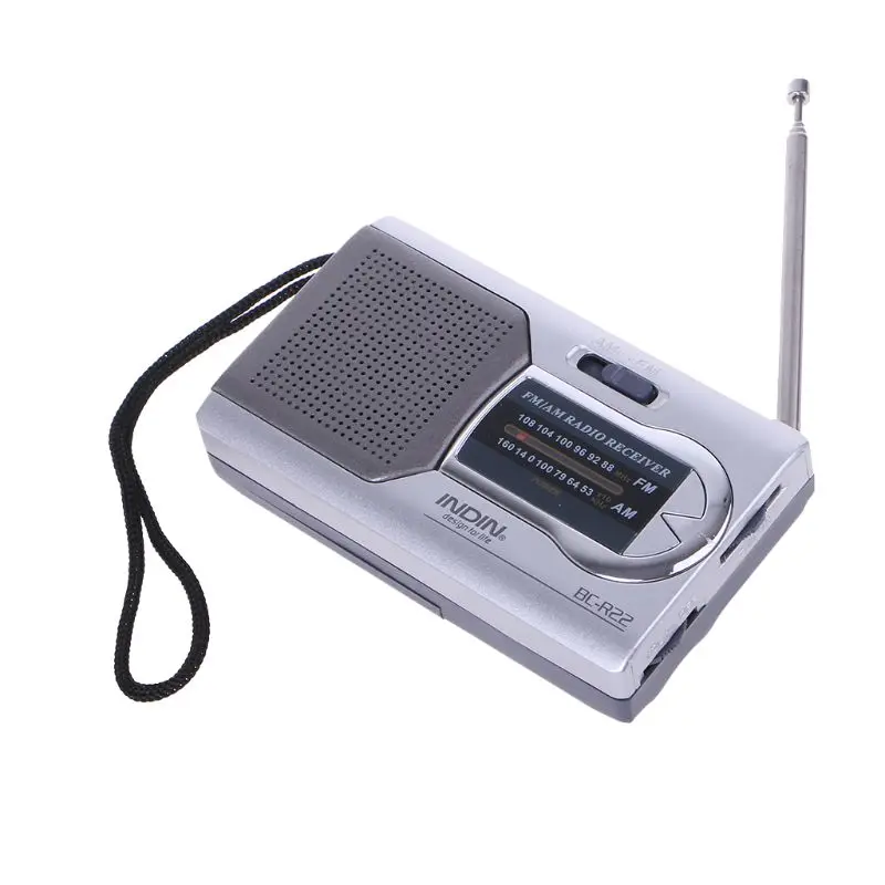 Новинка универсальный тонкий AM/FM мини радиоприемник World Receiver стереодинамики
