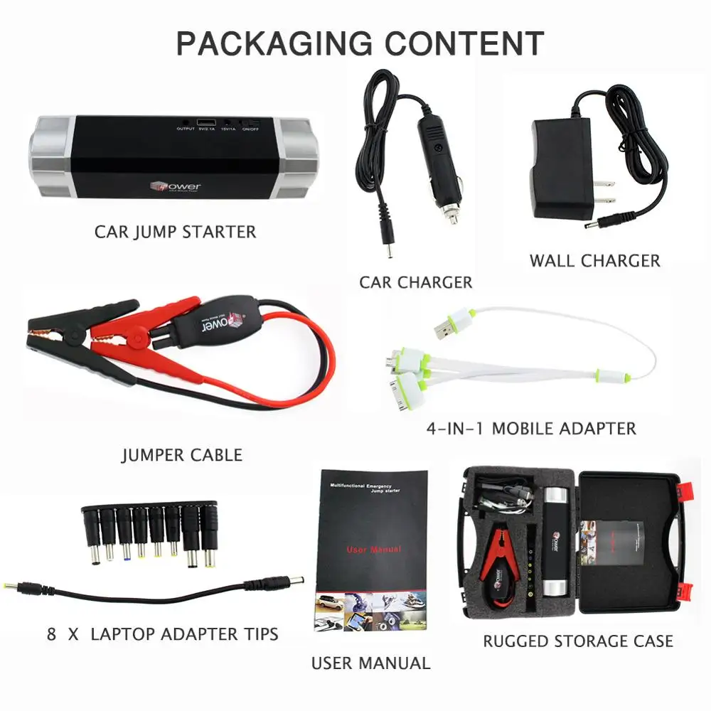 Пусковое устройство для автомобиля WINTUWAY автомобильный аккумулятор модный