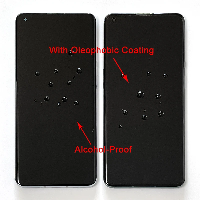 Tanie 6.7 ''oryginalny Amoled Wyświetlacz LCD Do OnePlus 9 Pro 1 + 9Pro LE2121 Ekran Digitizer Panel Dotykowy Dla OnePlus 9Pro LE2125 Rama LCD