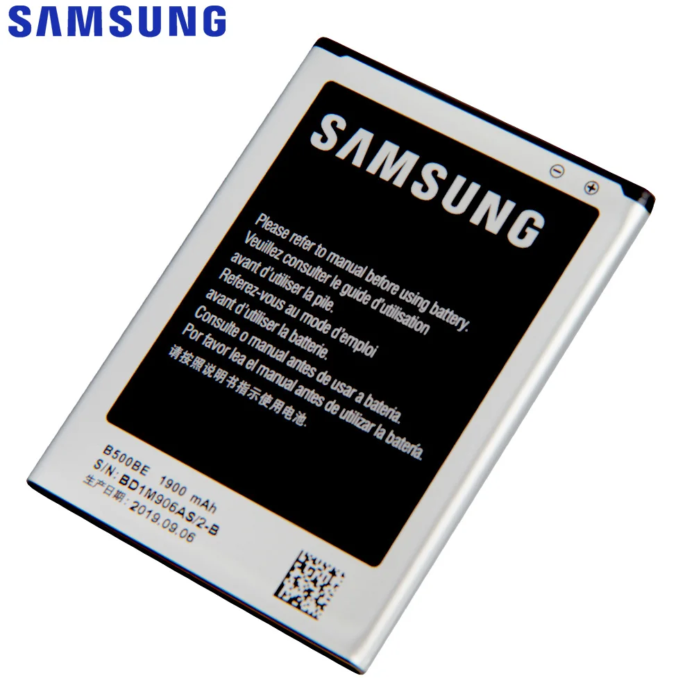SAMSUNG оригинальный сменный аккумулятор B500BE для Samsung GALAXY S4 мини I9195 I9198 I9192 I9190 B500AE без