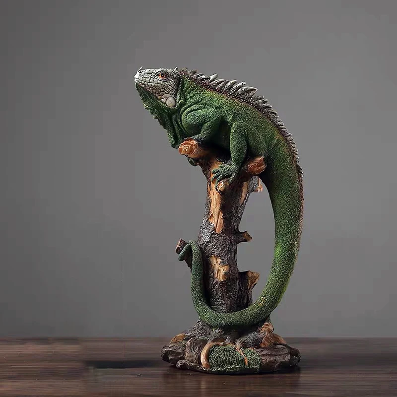 

[MGT]European and American creative lizard animal ornaments home living room office decoration crafts furnishings