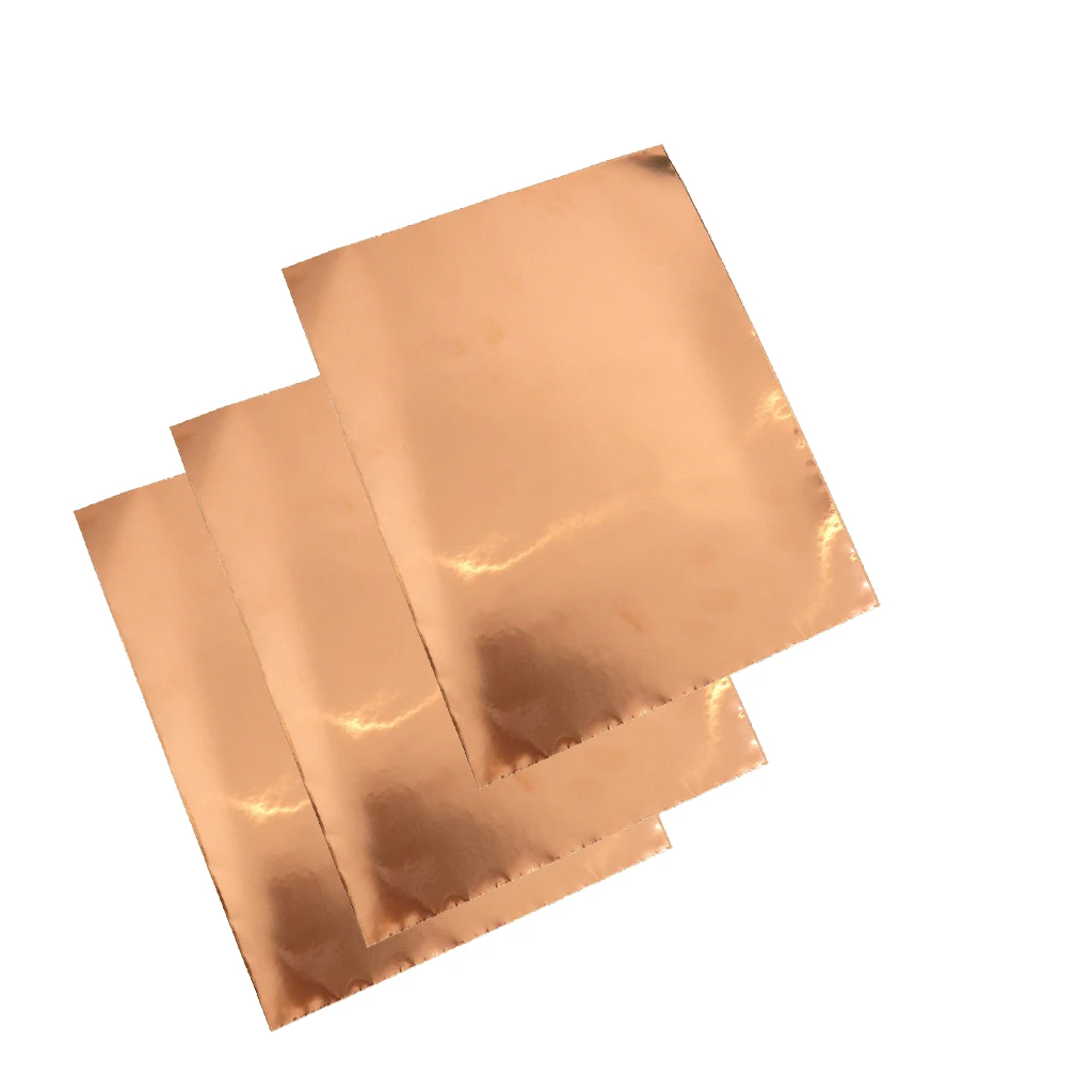

3 шт. медная фольга лента односторонние проводящие листы EMI Щит лист 30x22,5 см