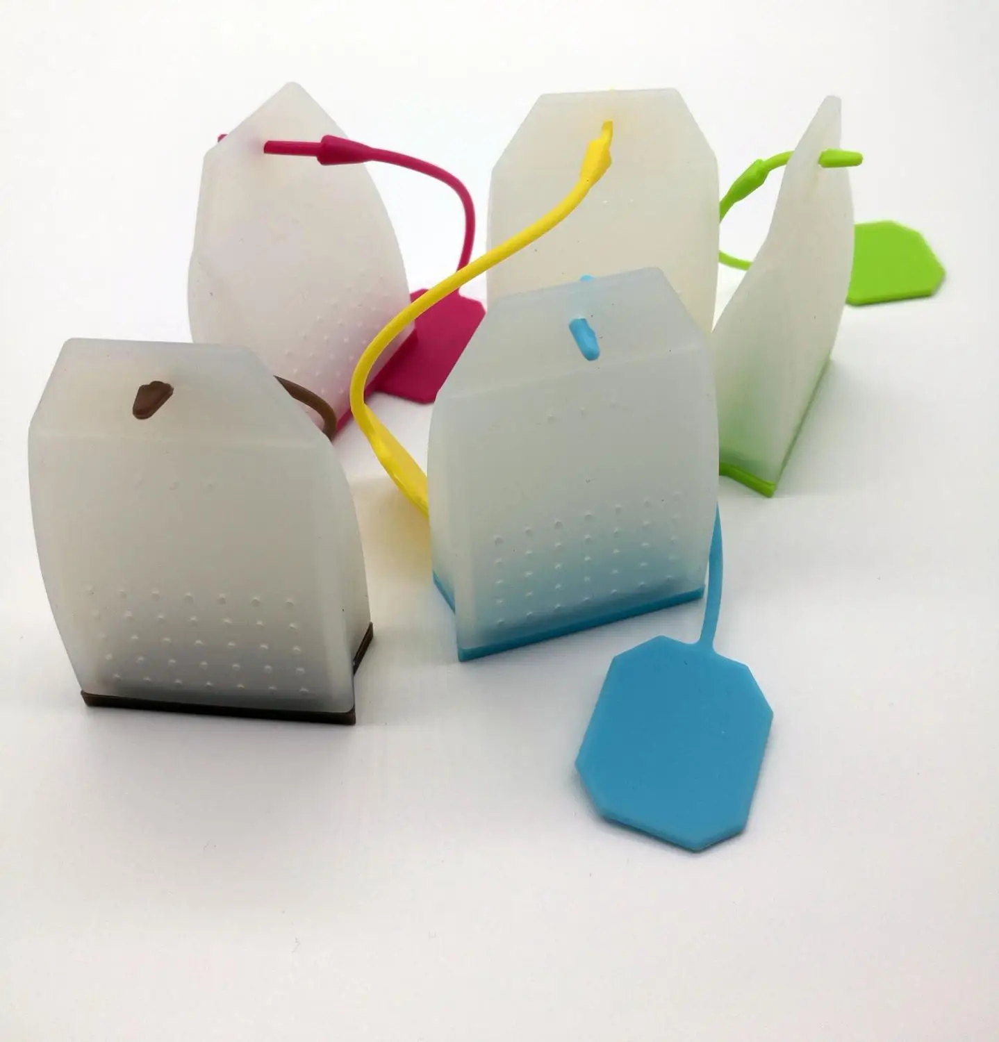 10 шт./упак. Еда из пищевого силикона пористый Чай сумка высокого Температура и