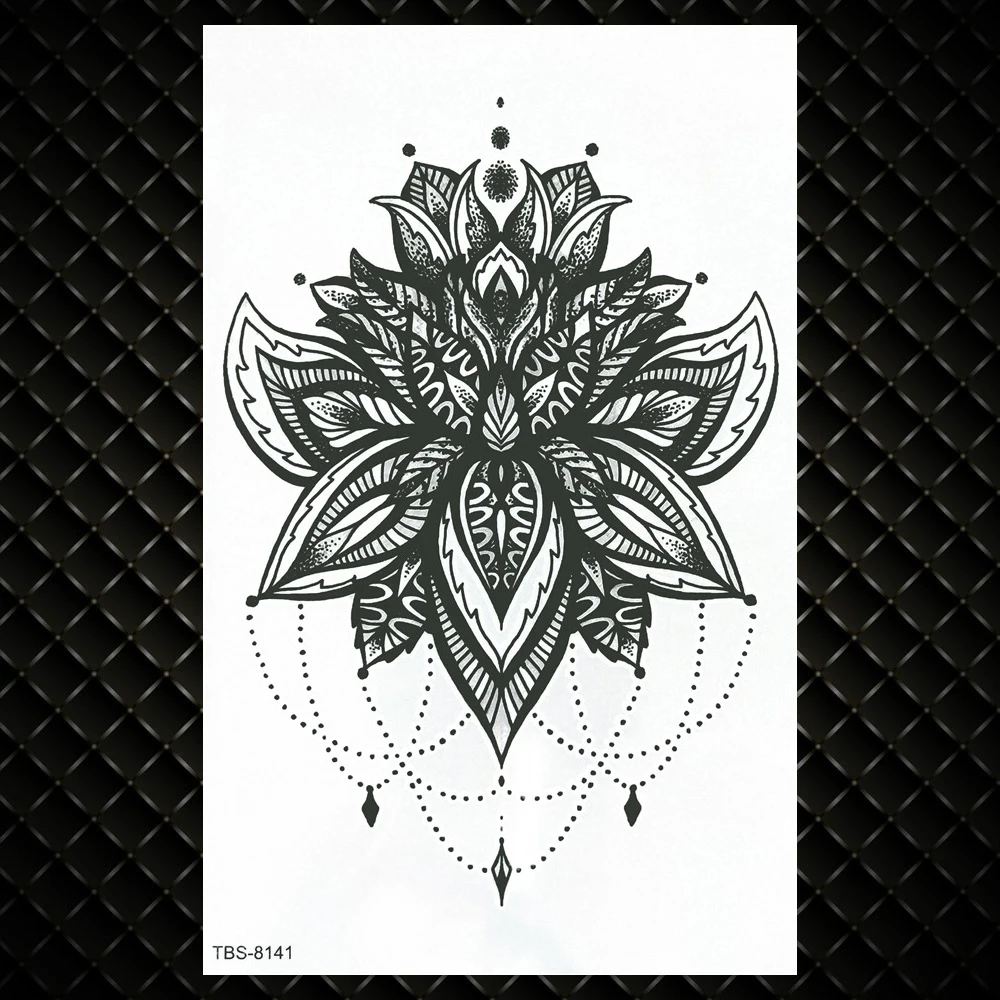 Водостойкая временная татуировка для женщин и мужчин Минималистичная картина