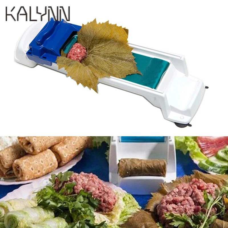 

Волшебный валик для кухни, машинка для набивки виноградных листьев, новинка инструменты для приготовления суши, инструмент для скручивания...