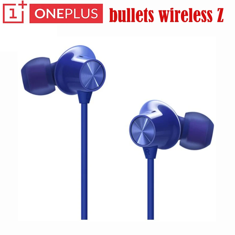 Новые оригинальные беспроводные наушники OnePlus Bullets Z с магнитным управлением