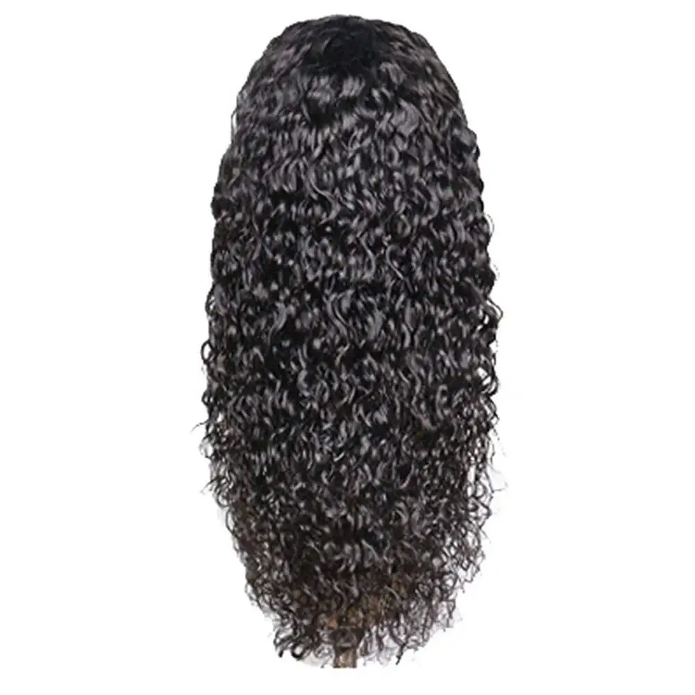 

25.5 Inch Curly Closure Wigs Glueless Front Wigs For Black Women Closed Wig 25.5 Inches Curly Frontal Wig Peru Curly Human Wig