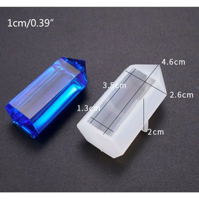 

8 Pcs/set Crystal Epoxy Mould DIY Pendant Necklace Jewelry Decorative Silicone Mold Set