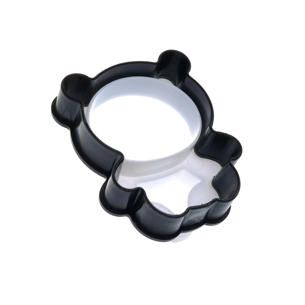 4 шт./компл. Пластик в виде панды для печенья пресс форма конфеты машина