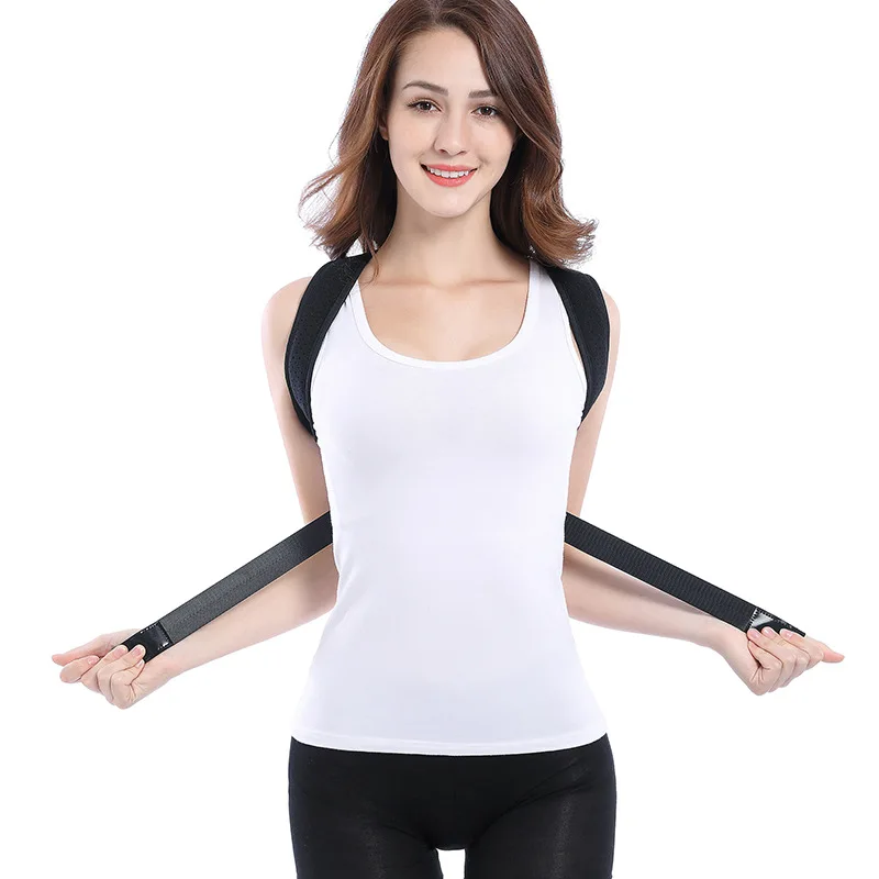 Регулируемый Корректор осанки под одеждой дизайн для женщин и мужчин верхняя