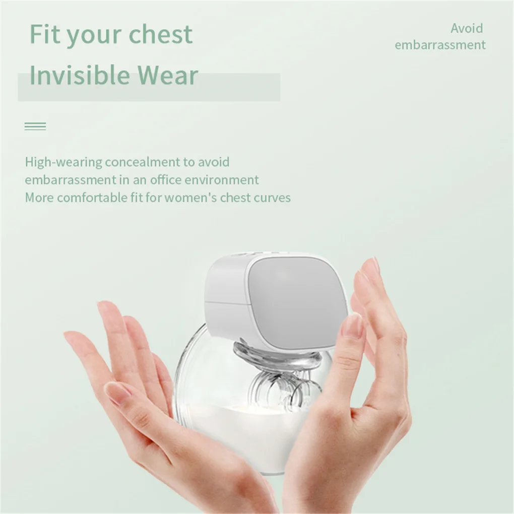 

Portable Electric Breast Pump USB Chargable Silent Wearable Hands-Free Milk Extractor Invisible Breast Pump Automatic Milker